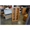Image 1 : 2 DOOR MAPLE DISPLAY CABINET