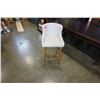 Image 2 : NEW 24" CREAM TUFTED UPHOLSTERED COUNT STOOL - WHOLESALE PRICE $215, CURRENT RETAIL $289