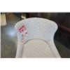 Image 3 : NEW 24" CREAM TUFTED UPHOLSTERED COUNT STOOL - WHOLESALE PRICE $215, CURRENT RETAIL $289
