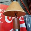Image 3 : TEAK TABLE LAMP