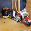 Image 1 : MINI SHELL PENZOIL HELMET AND MOTORCYCLE