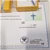 Image 2 : STERLING SILVER GENUINE 5CTS JADEITE CROSS PENDANT W/ STERLING CHAIN W/ APPRAISAL $300