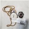 Image 1 : VINTAGE HANHART STOPWATCH AND MENS THOR DRIVERS WATCH