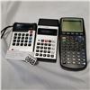 Image 1 : TI83 TEXAS INSTRUMENTS CALCULATOR AND 2 OTHER CALCULATORS