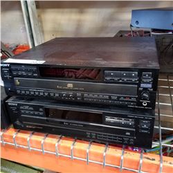 2 SONY STEREO COMPONENTS