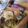 Image 2 : BOX OF LEGO SETS, GUN CLEANING KIT, AND DOME CLOCK