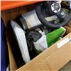 Image 2 : XBOX CONSOLE AND PS2 CONSOLE W/ XVOX 360 STEERING WHEEL AND PEDALS