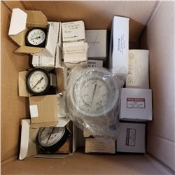 LOT OF 15 TO 300 PSI PRESSURE GAUGES