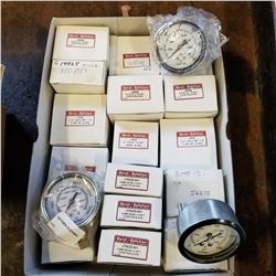 LOT OF 300 TO 5000 PSI PRESSURE GAUGES