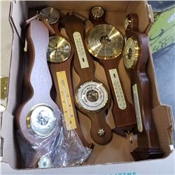 LOT OF 5 BAROMETERS