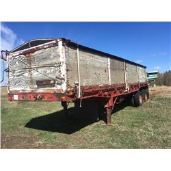 Doepker Wood Sided Grain Trailer, VIN 2D9FDSA26J1016460