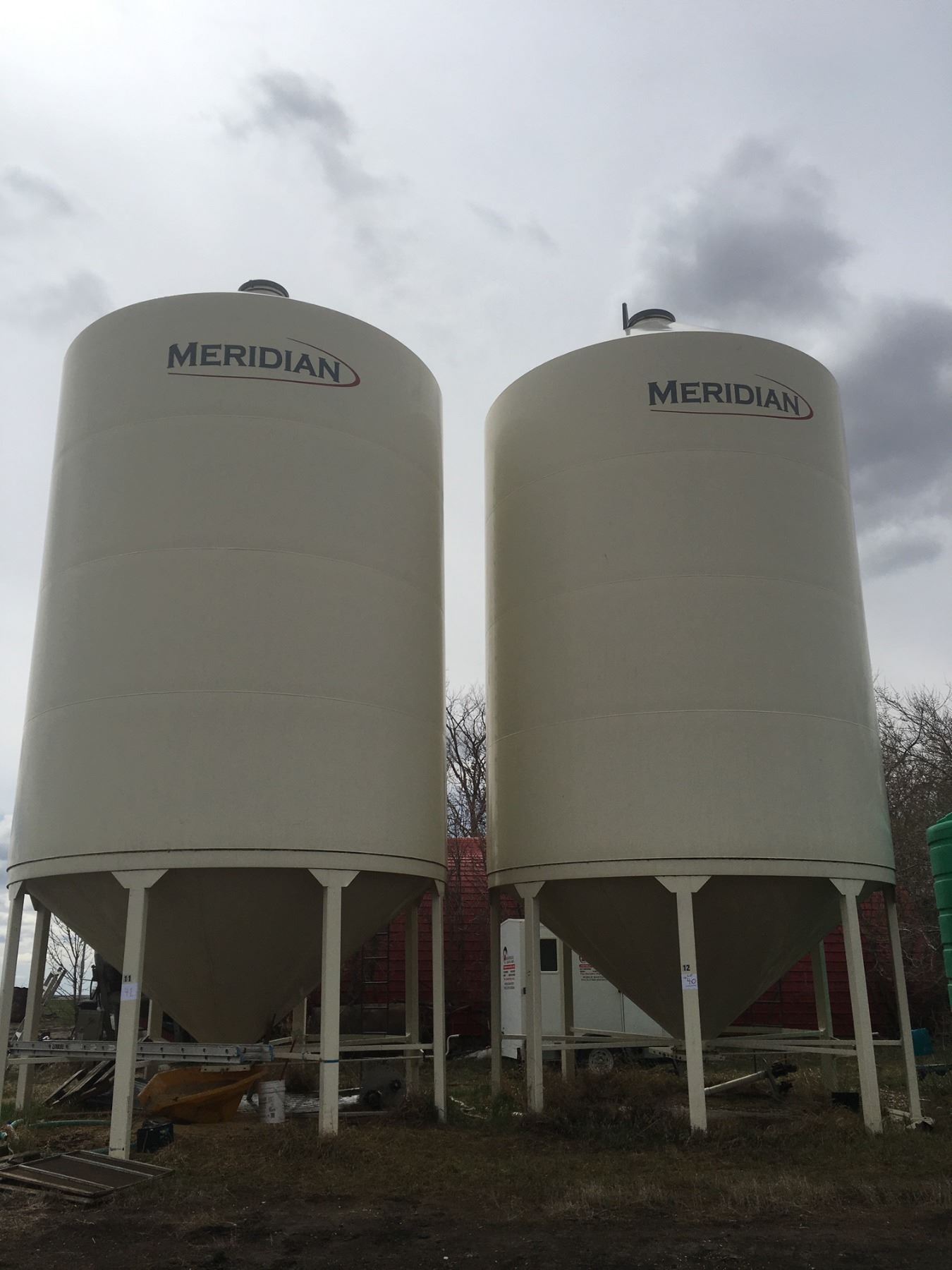 Meridian Epoxy Lined Fertilizer Hopper Bin, Model 1620EL
