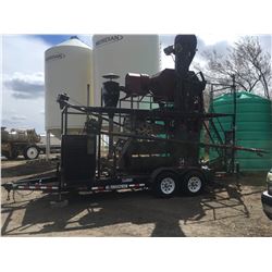 Trailtech Trailer and Flaman Green Seed Cleaner