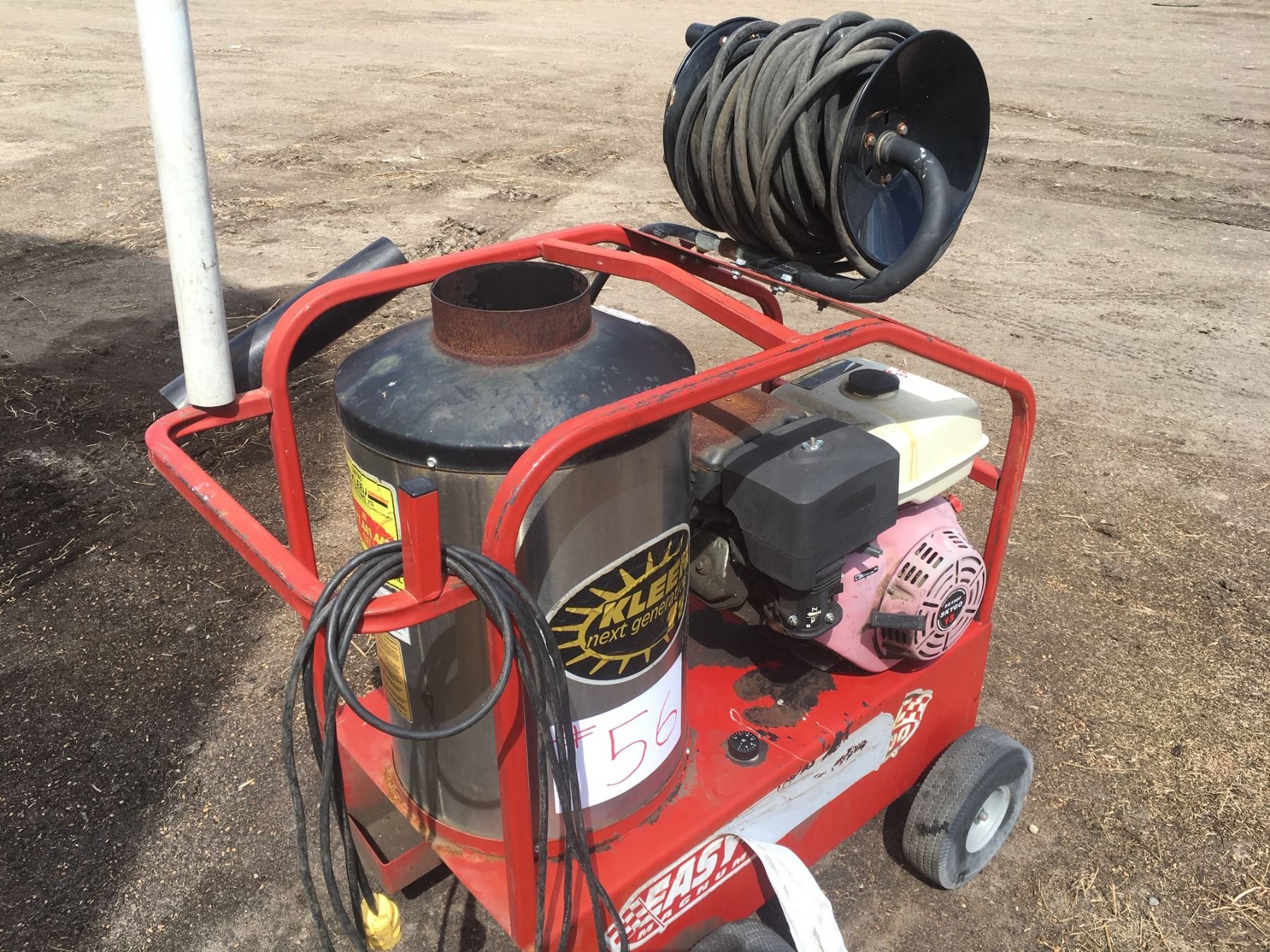 Steam Cleaner Pressure Washer, 15 HP Motor, Electric Start