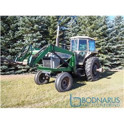 1972 White 2-135 2WD, Flexicoil FEL, Bucket, Home Built Bale Forks, Bucket