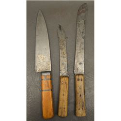 THREE ANTIQUE KNIVES