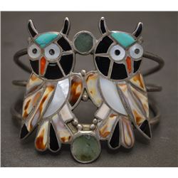 ZUNI INDIAN OWL BRACELET
