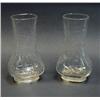 Image 1 : An unusual pair of Baccarat crystal vases with Fr