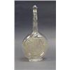 Image 1 : ART DECO - R. LALIQUE "Aubepines". A clear art gl