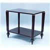 Image 1 : ART DECO - A French two-tier side table. Rectangu