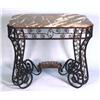Image 1 : An important French wrought iron salon table. Rec