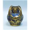 Image 1 : ART NOUVEAU - KERAMIS. An unusual blue glazed fai