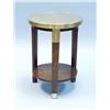 Image 1 : VIENNA SECESSION - A two tier circular oak and ha
