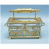 Image 1 : An antique French rectangular form covered glass 