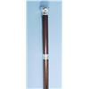Image 1 : An unusual mahogany walking cane with silver glob