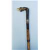 Image 1 : An unusual bamboo walking cane. With carved horn 