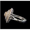 Image 3 : 2.53 ctw Diamond Ring - 14KT Rose and White Gold