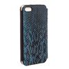 Image 2 : MCM Blue Snakeskin Leather Flap iPhone 5 Case