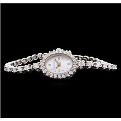 Tourneau 14KT White Gold Diamond Ladies Watch