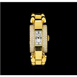 Chopard 18KT Gold 1.75 ctw Diamond La Strada Ladies Watch