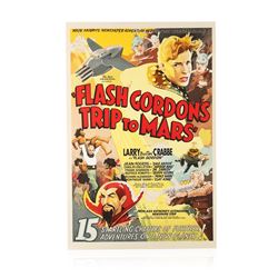 Flash Gordon's Trip to Mars Recreation 1 Sheet Movie Poster