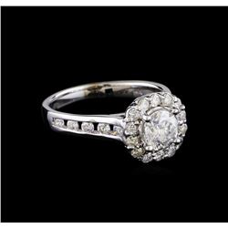 1.49 ctw Diamond Ring - 14KT White Gold