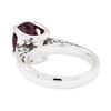 Image 3 : 3.33 ctw Ruby Ring - 18KT White Gold