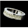 Image 1 : 1.34 ctw Diamond Ring - 18KT White Gold