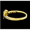 Image 3 : 0.40 ctw Diamond Ring - 18KT Yellow Gold