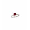 Image 2 : 2.84 ctw Ruby and Diamond Wedding Set - 14KT White Gold