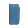 Image 1 : Louis Vuitton Blue Taurillon Leather Vertical Zippy Wallet