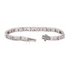 Image 3 : 0.14 ctw Diamond Bracelet - Platinum