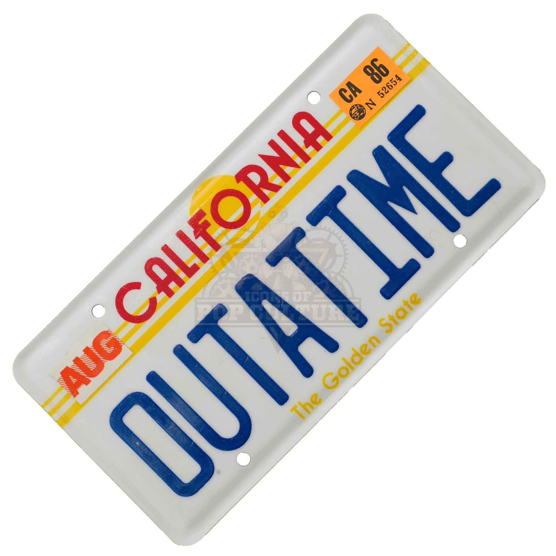 Back to the Future “OUTATIME” License Plate III306