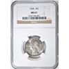 Image 1 : 1958 WASHINGTON QUARTER NGC MS-67 COLOR