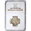 Image 1 : 1958-D WASHINGTON QUARTER NGC MS-66 COLOR
