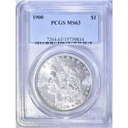 1900 MORGAN DOLLAR  PCGS MS-63