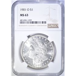 1901-O MORGAN DOLLAR  NGC MS-63