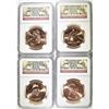 Image 1 : 2008 FIRST SPOUSE BRONZE MEDAL SET: NGC GRADED