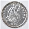 Image 1 : 1857-O SEATED LIBERTY HALF DIME  CH AU