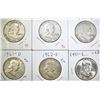 Image 1 : FRANKLIN HALF DOLLAR LOT:  1959-D, 1960,